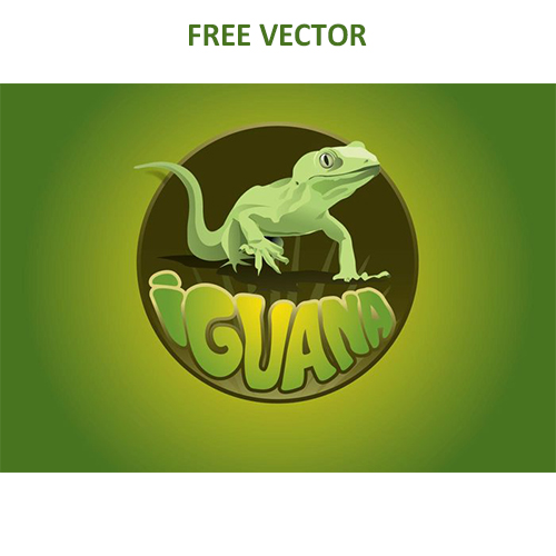 Векторный логотип игуана скачать