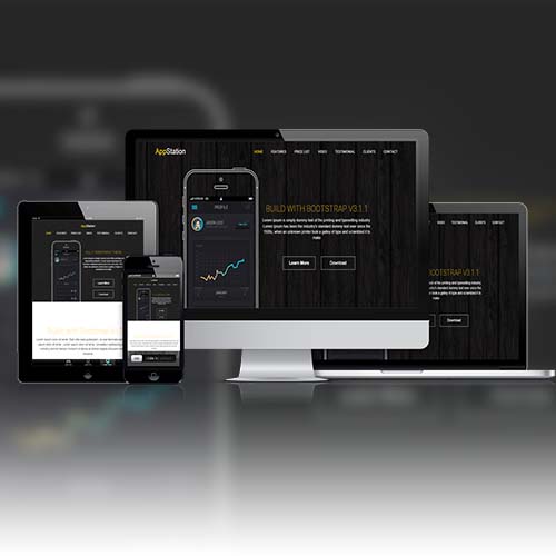 AppStation - Bootstrap Html5 App целевой страницы бесплатный шаблон