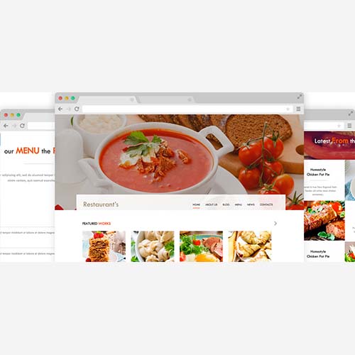 Restaurant – Бесплатный Ресторан Шаблон