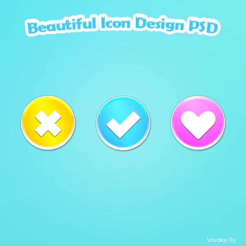 Дизайн Иконок PSD